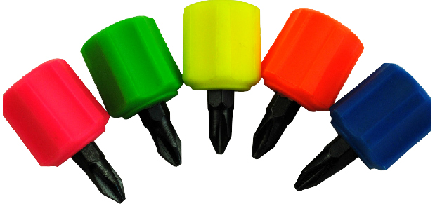 Cute Stubby PH2 6mm Phillips Screwdriver for Puzzle DIY Random Color